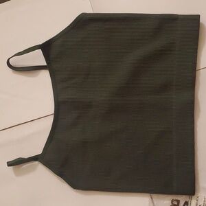 New Zenana green crop top size L/XL